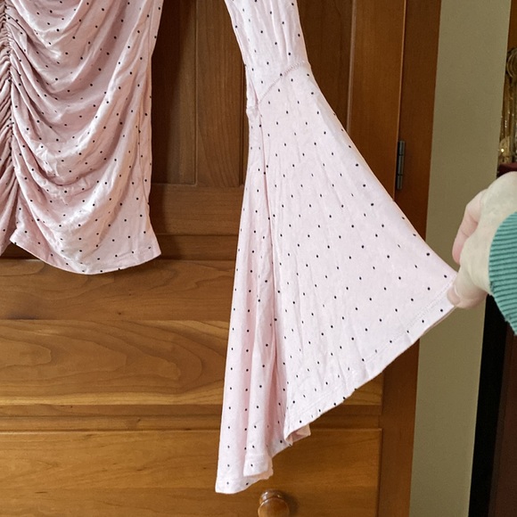 We The Free - What a Babe bell sleeve polka dot top - Picture 5 of 7